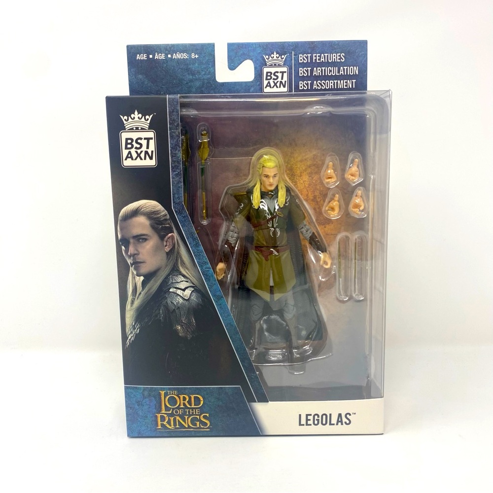 BST‎ AXN Lord of the Rings Legolas 5” Action Figure with Accessories NEW